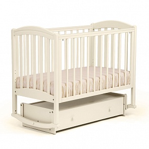 Кровать детская БИ 09.2 Василек маятник поперечный, ваниль (Лель, LIEL_БИ 09.2_ваниль)